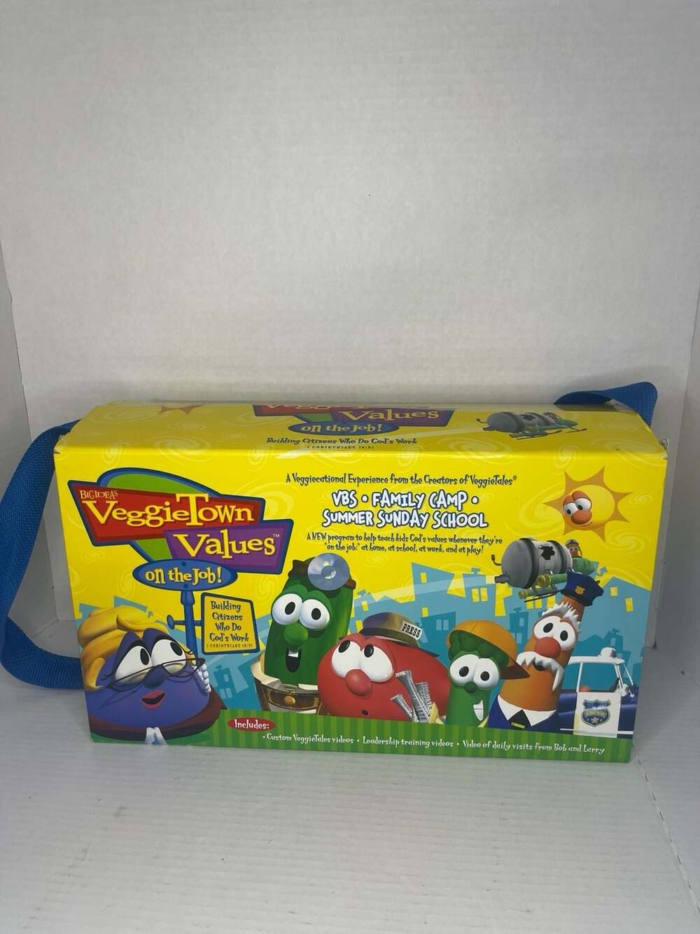 Big Idea VeggieTales VeggieTown Values on the Job! VBS Curriculum Kit VHS 2000